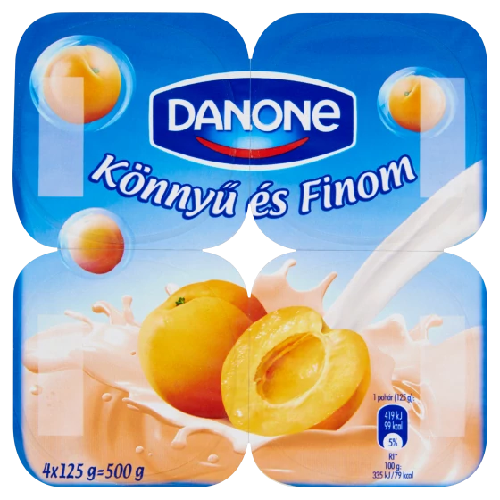 Danone joghurt 4x125g Sárgabarack