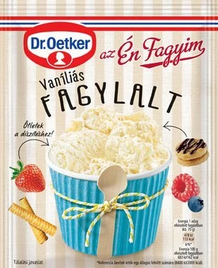 Dr.Oetker fagyipor 82g vanília ízü 25db/#