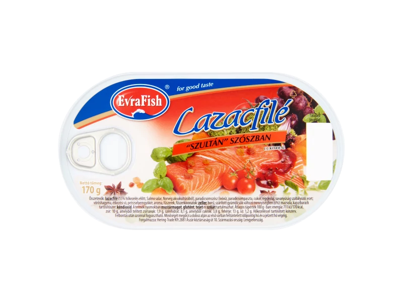 EvraFish lazacfilé szultán szószban 170g 24/#
