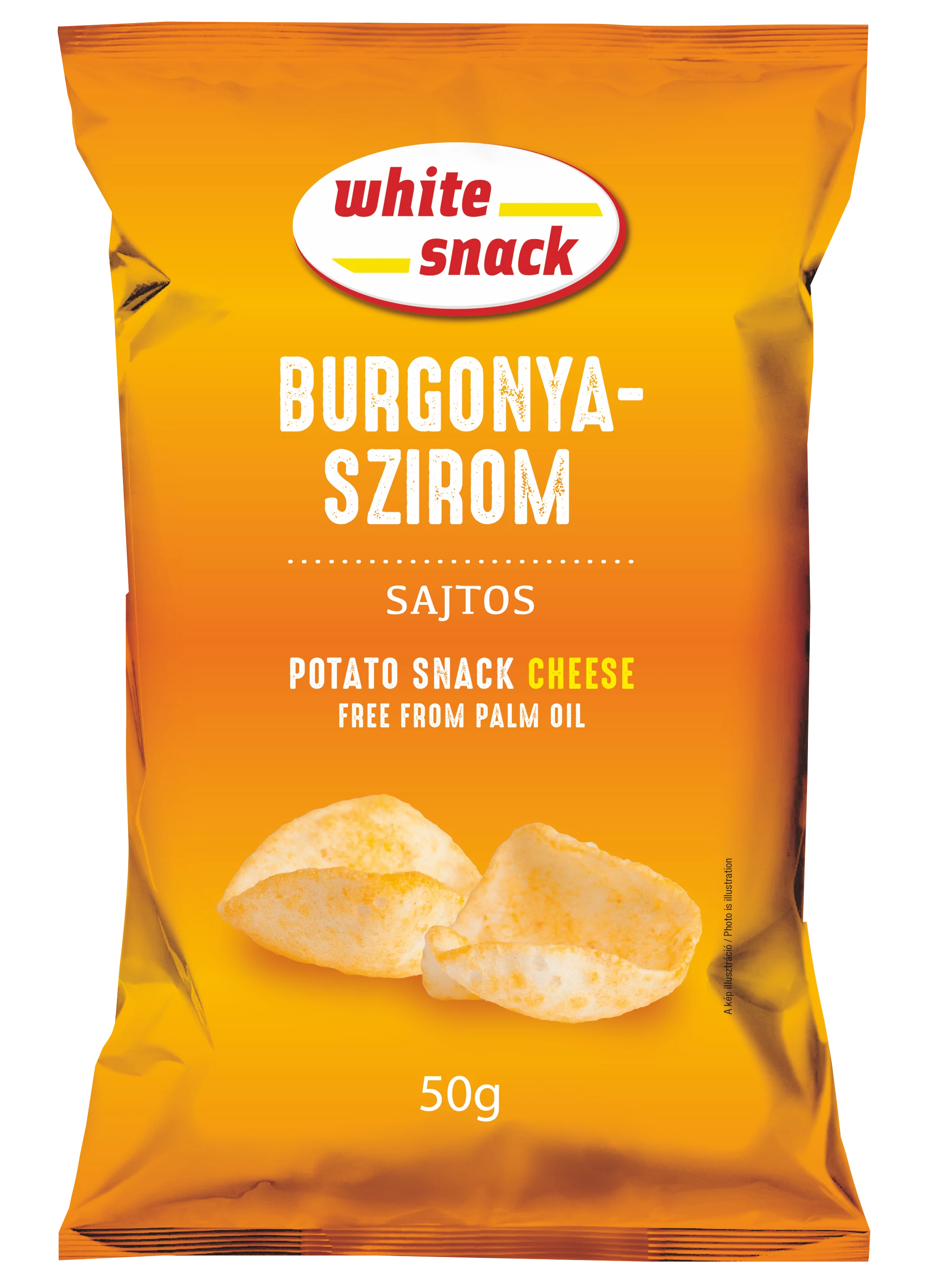 White Snack 50g Sajtos ízű burgonyaszirom