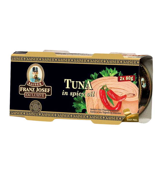 FJK Tonhal steak fűszeres olajban 2x80g