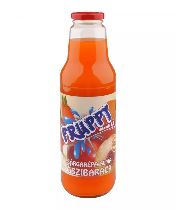Fruppy ital 750ml sárgarépa-alma-őszibarack