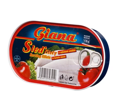 .Giana Heringfilé paradicsomos 170g
