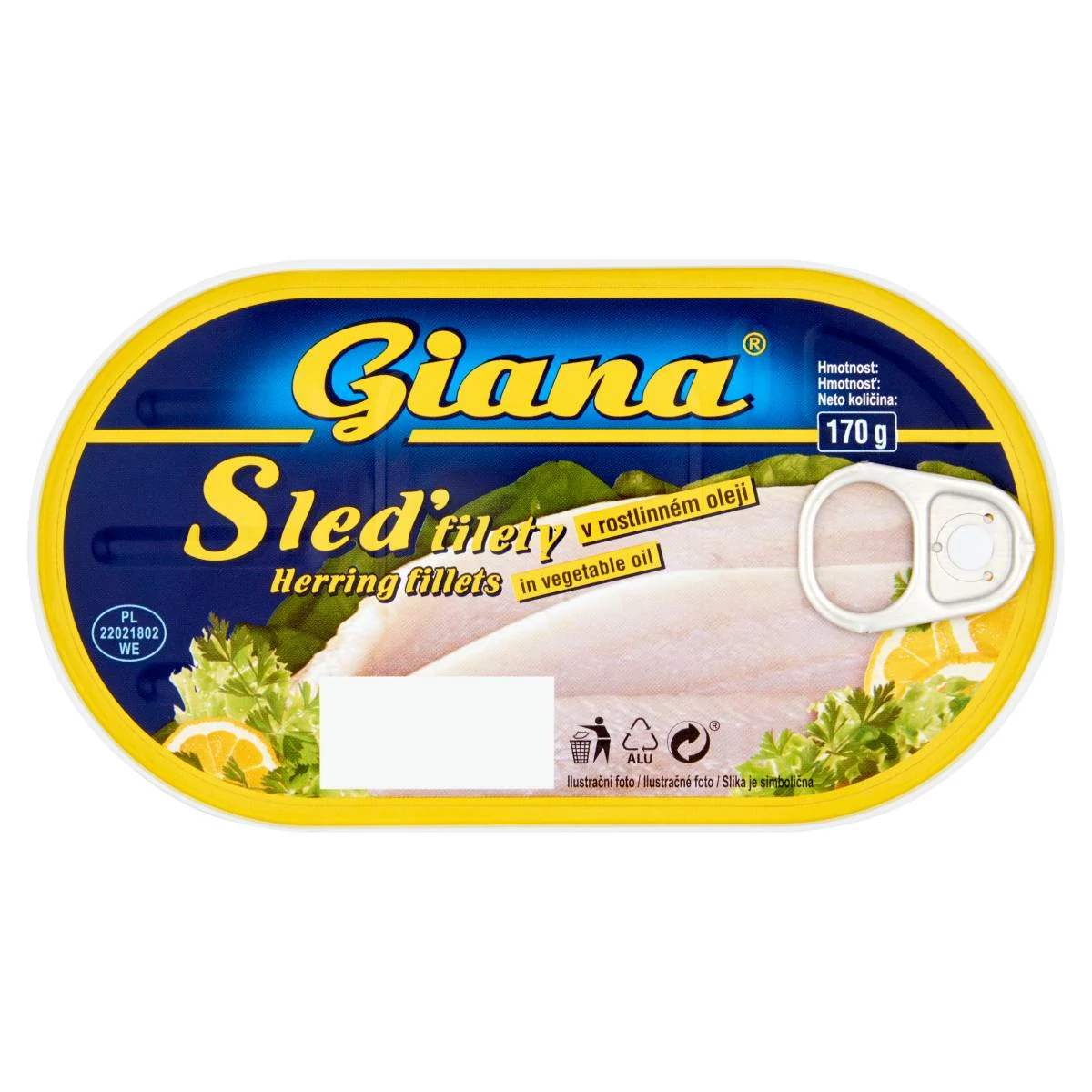 Giana Makrélafilé növényi olajban 170g  12db/#