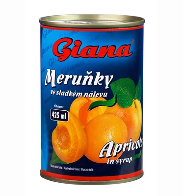 Giana Sárgabarack befőtt 410g/240g