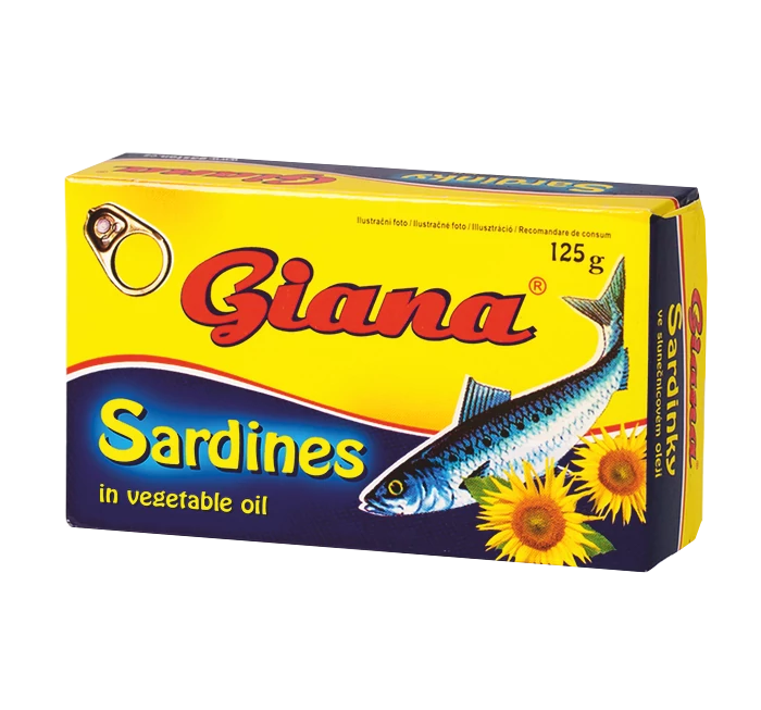 Giana Szardinella növ.olajban 125g