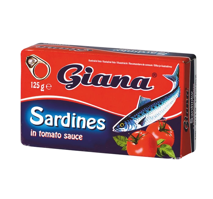 .Giana Szardinella Paradicsomsz.125g