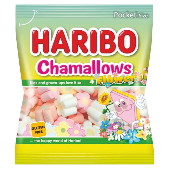 .Haribo 100g Chamallows Flowers Habc