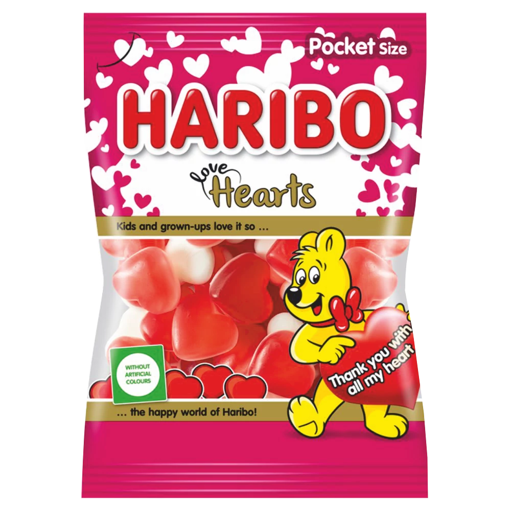 Haribo 100g Szerelmes szívek