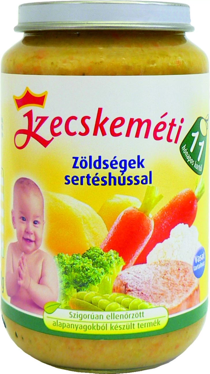 KK.bébiétel zöldségek sertéshússal 220g