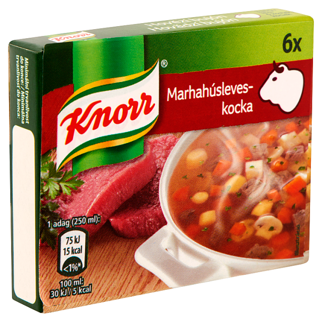 .Knorr kocka 60g Marhahúsleves