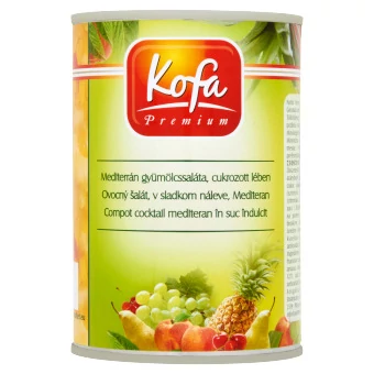 Kofa Mediterrán gyümölcssaláta 410g/230g