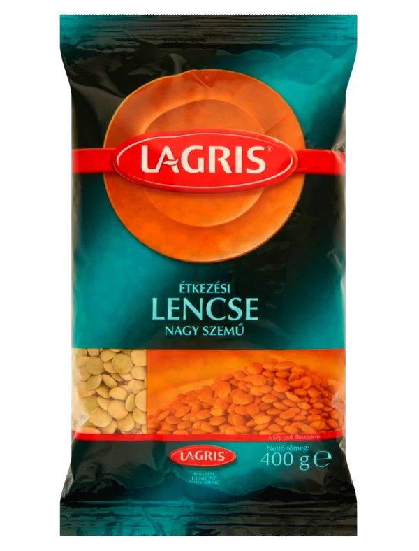 Lagris Lencse 400g nagyszemű   12db/#