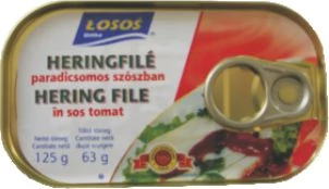 Losos 125g Heringfilé paradicsomos szószban
