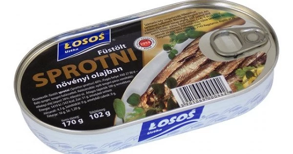 Losos 170g Füstölt Sprotni olajban