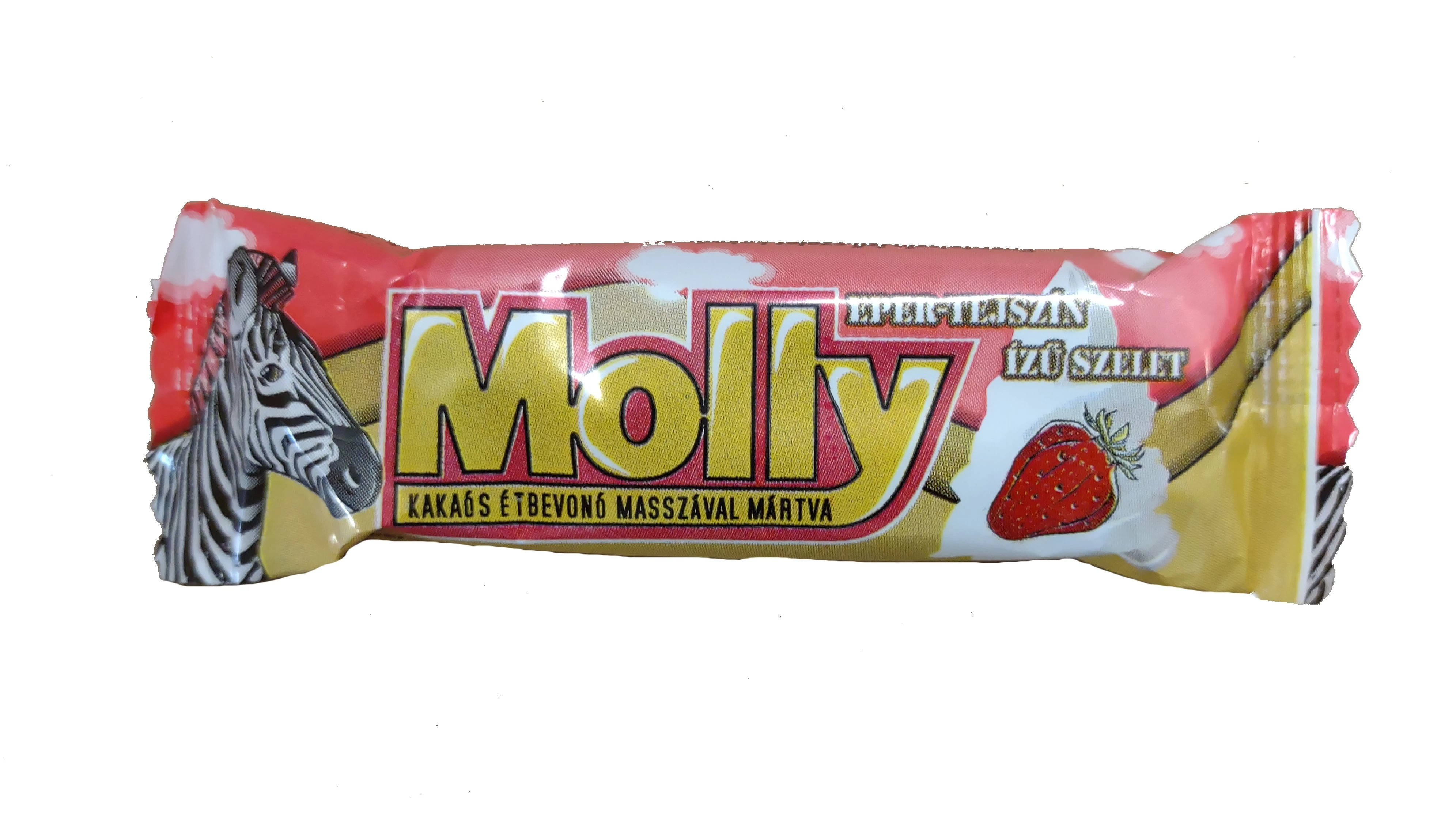 Molly szelet 25g Eper-tejszín ízű 63db/#