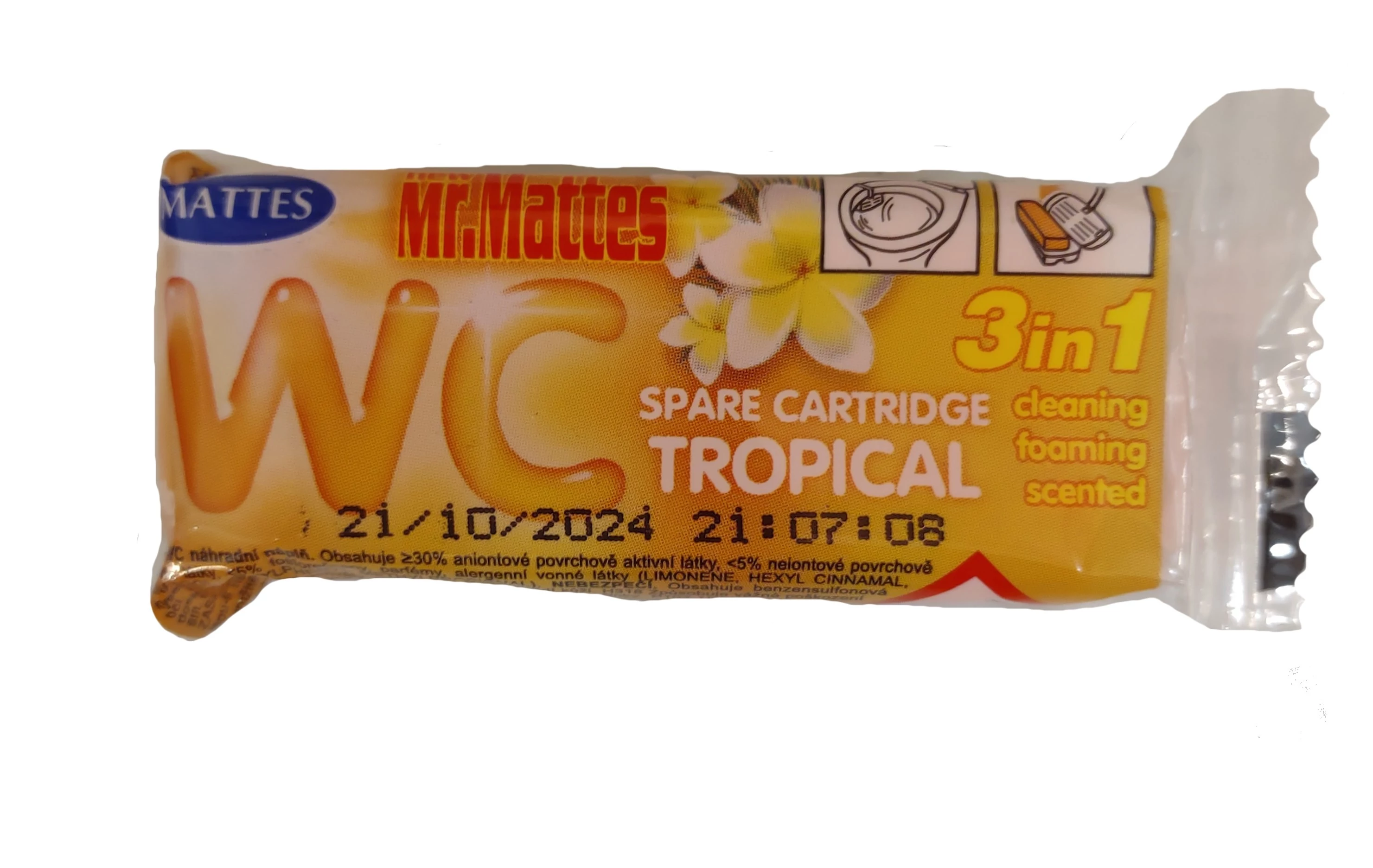 Mr. Mattes 3in1 WC-rúd 40g Tropical utt.