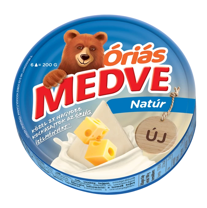 Pan. Medve 200g dobozos sajt natúr