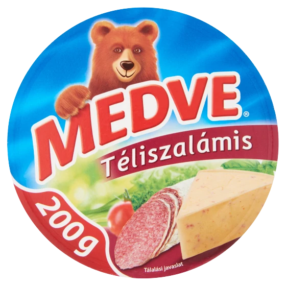 Pan. Medve 200g dobozos sajt téliszalámis