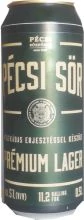 Pécsi Prémium Lager 0,5l dobozos sör (5%)