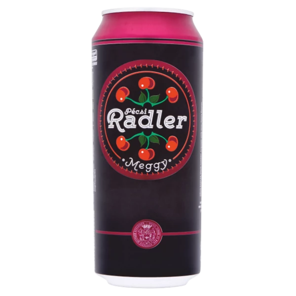 Pécsi Radler dobozos sör 0,5l Meggy 1,4%