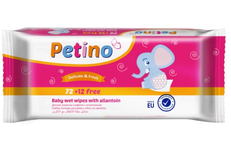 .Petino baby nedves törlőkendő 84db