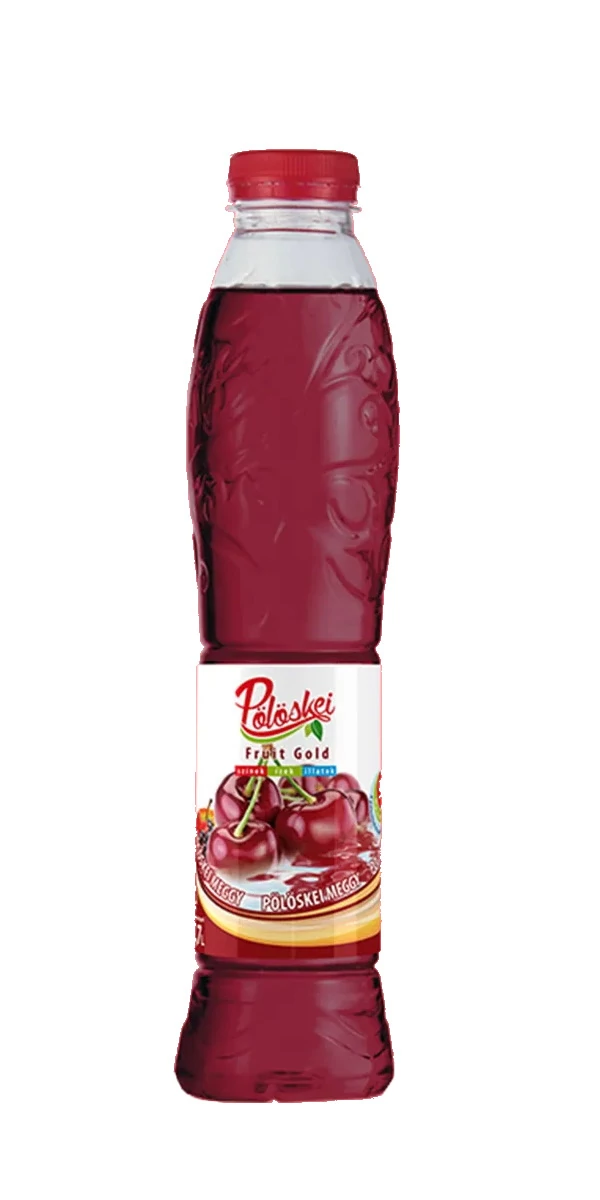 Pölöskei 0,7l Fruit Gold Meggy Gyümölcsszörp