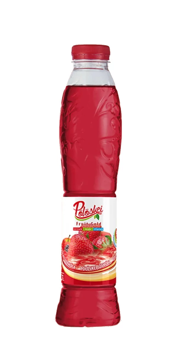 Pölöskei 0,7l Fruit Gold Szamóca Gyümölcsszörp