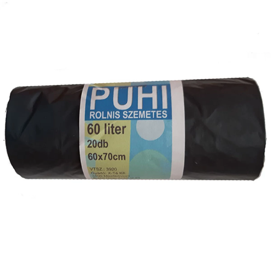 .Puhi szemetes 60l/20db