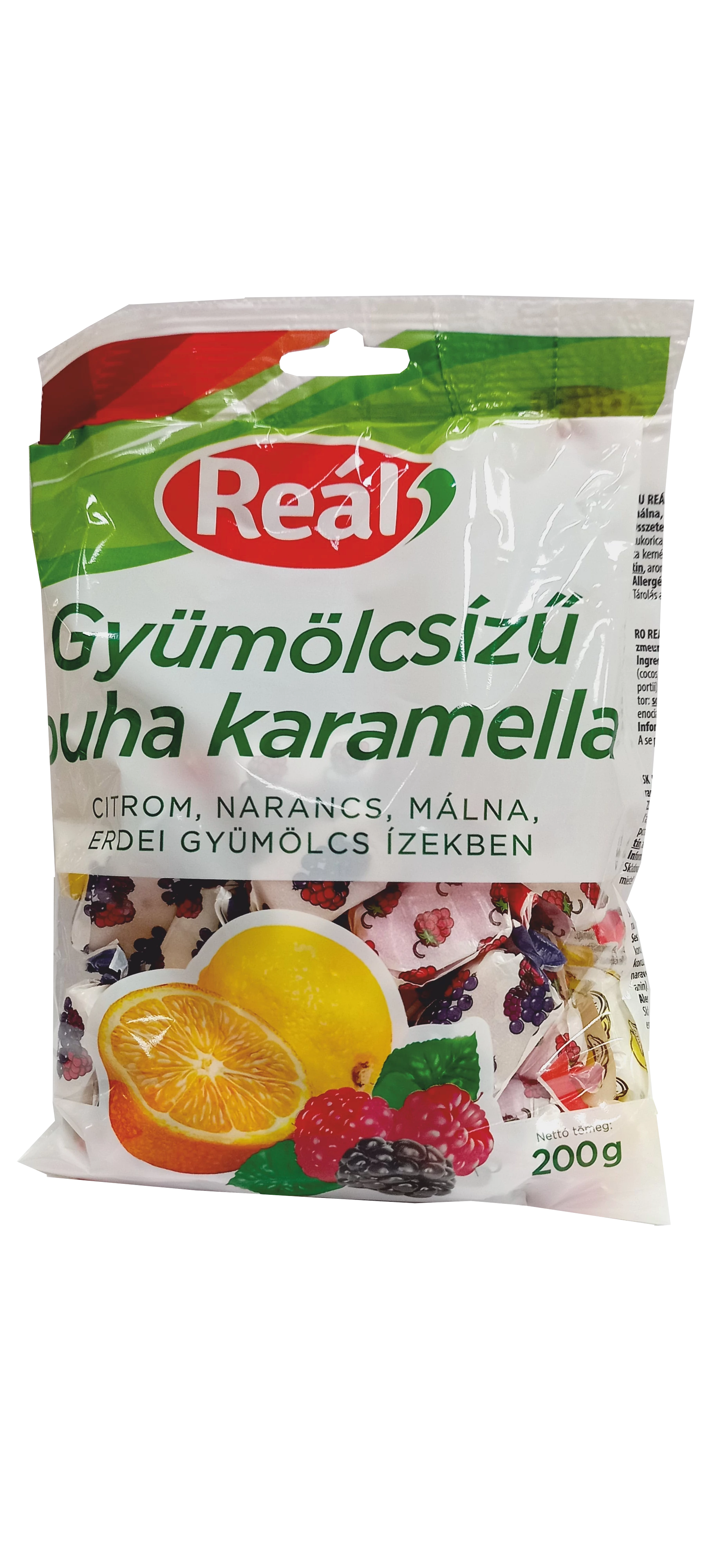 Reál Gyümölcsízű puhakaramella 200g