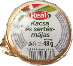 Reál Kacsa és sertésmájas 48g