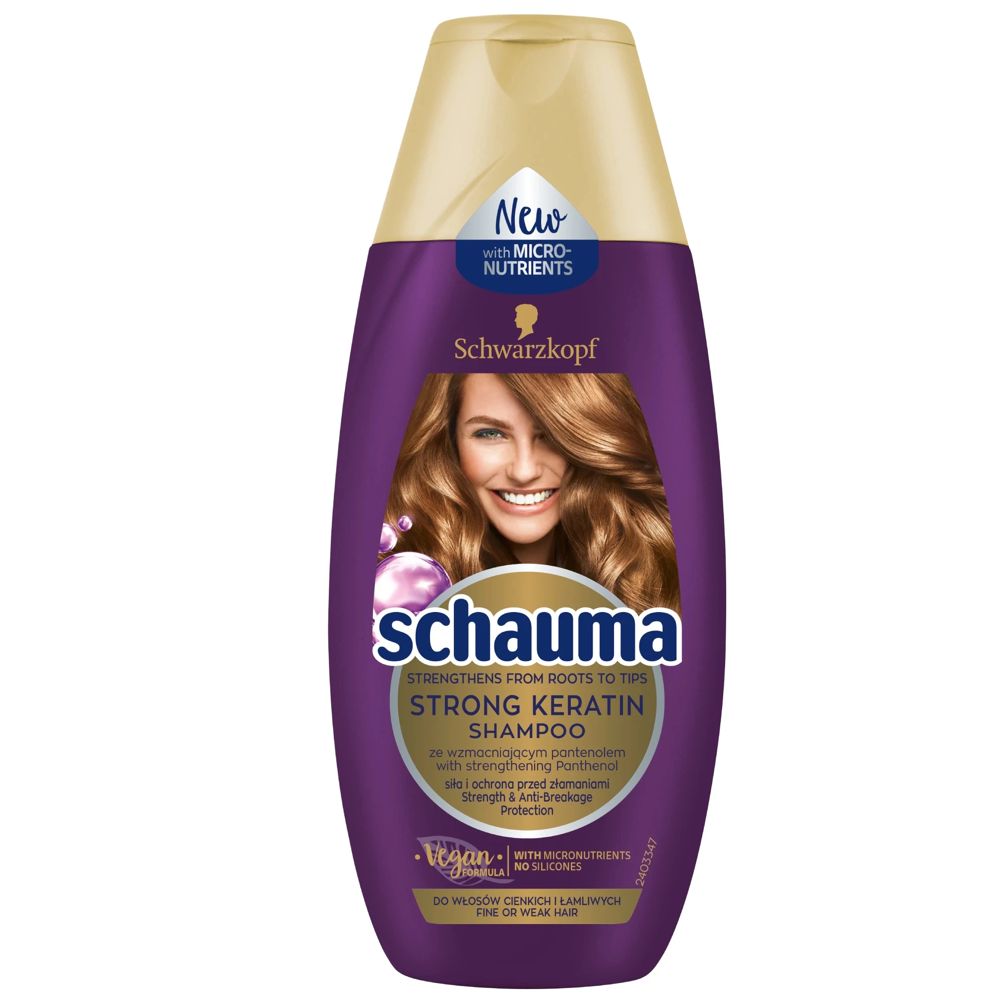 Schauma sampon 250ml Keratin Strong