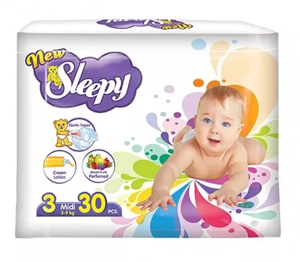 Sleepy pelenka Midi 4-9kg 30db