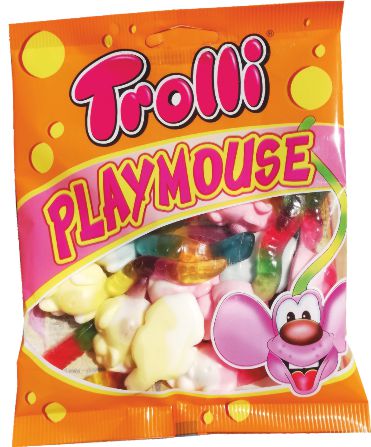.Trolli gumicukor 100g Playmouse