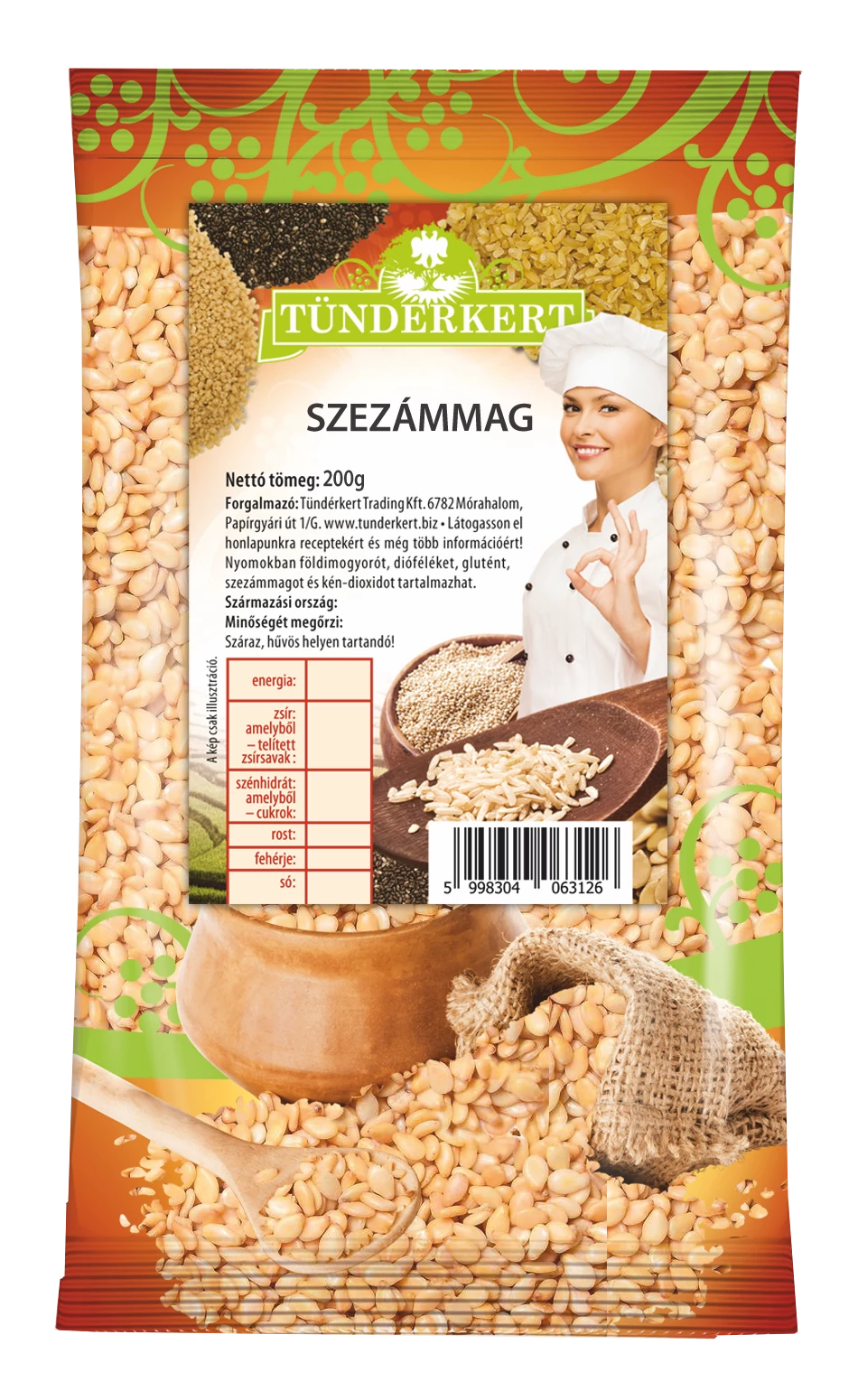 .Tündérkert Szezámmag 200g