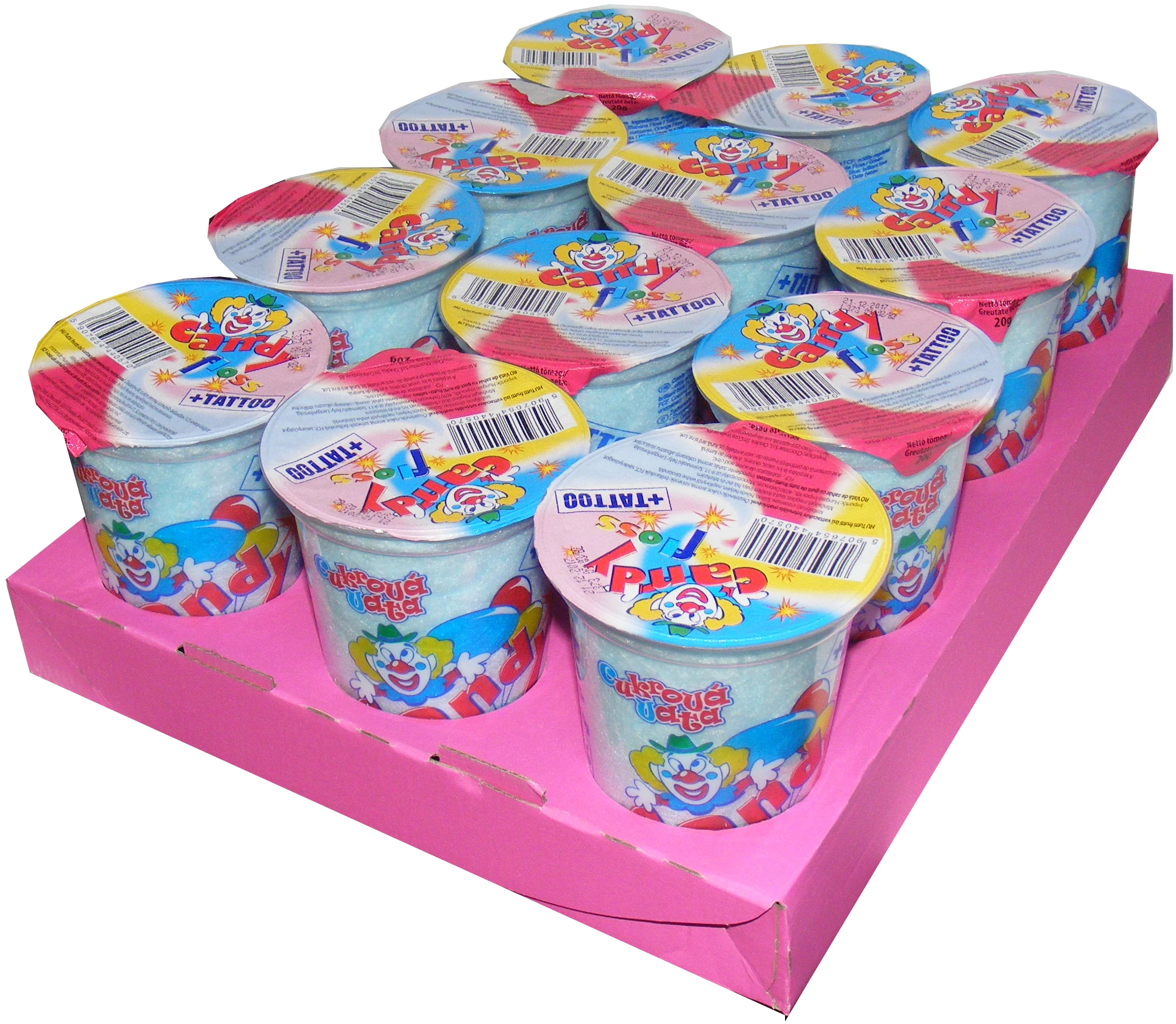 .Vattacukor 20g tutti frutti+matrica