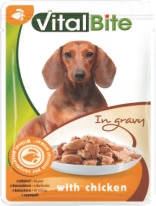 VitalBite kutyaeledel 85g csirke  24db/#