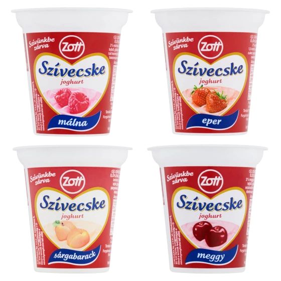 Zott Szívecske 125g joghurt