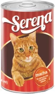 .Serena macskaeledel 415g marhás
