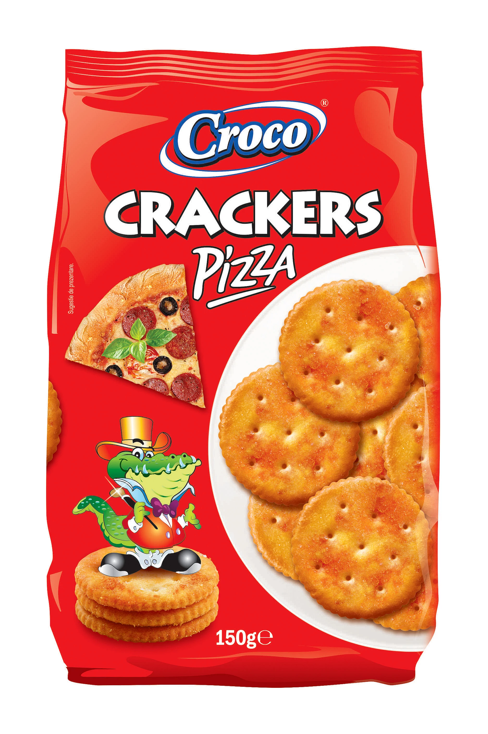 .Croco cracers 150g pizzás