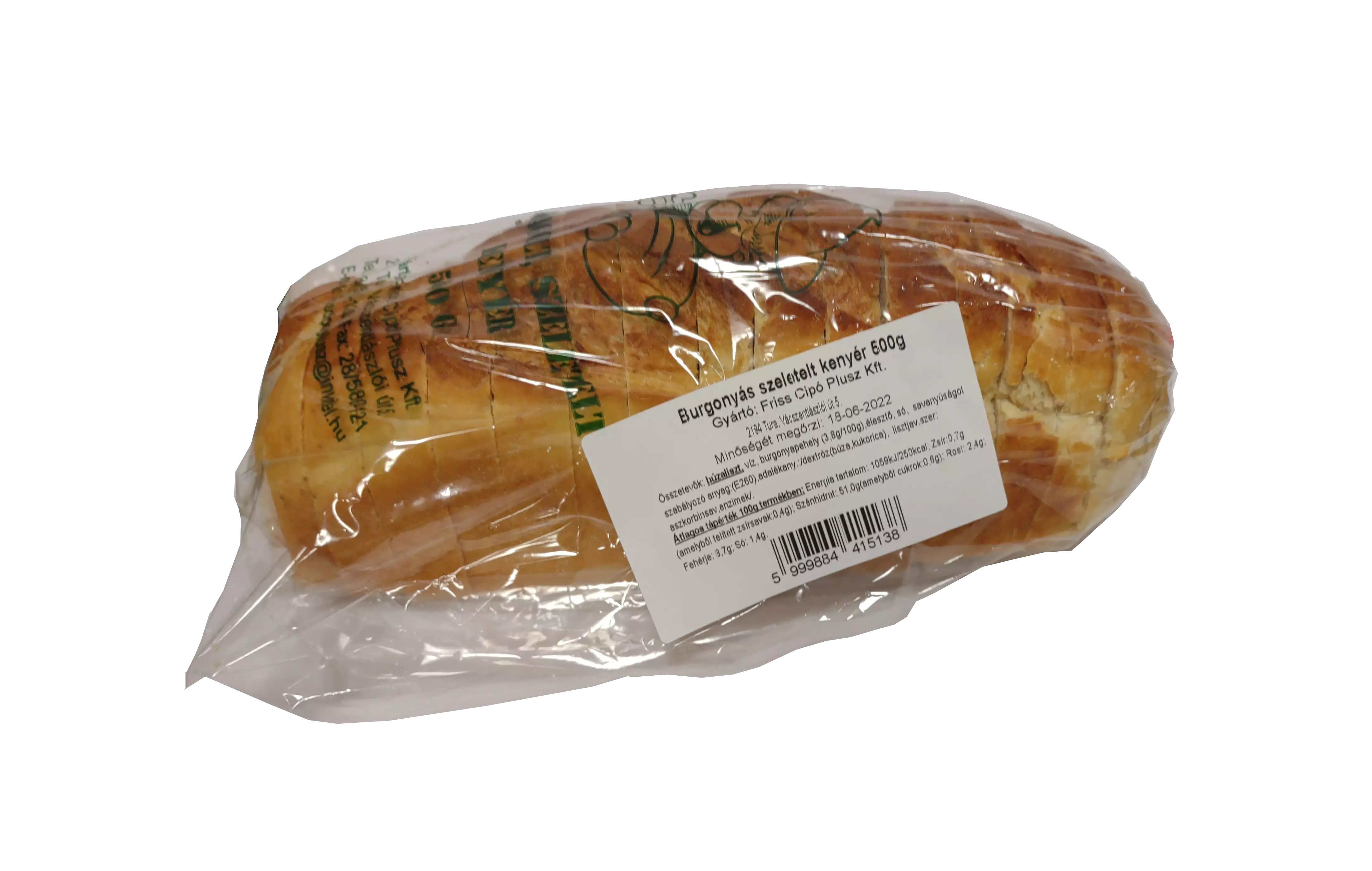 FC Burgonyás szel. kenyér 0,5kg