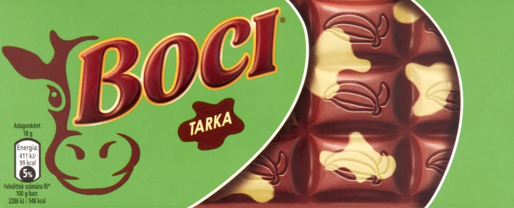 Boci 90g Tarka Foltos Fehér és Tejcsoki