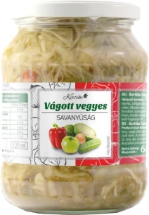 Kertike Vegyesvágott savanyúság 720ml