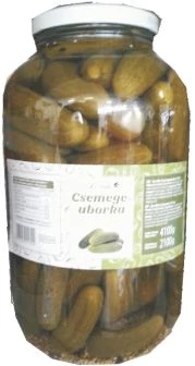 Kertike csemegeuborka 6-9cm 4250ml 4100g/2100g