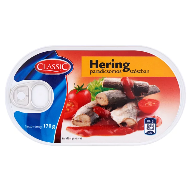 .Classic Hering parad.szószban 170g