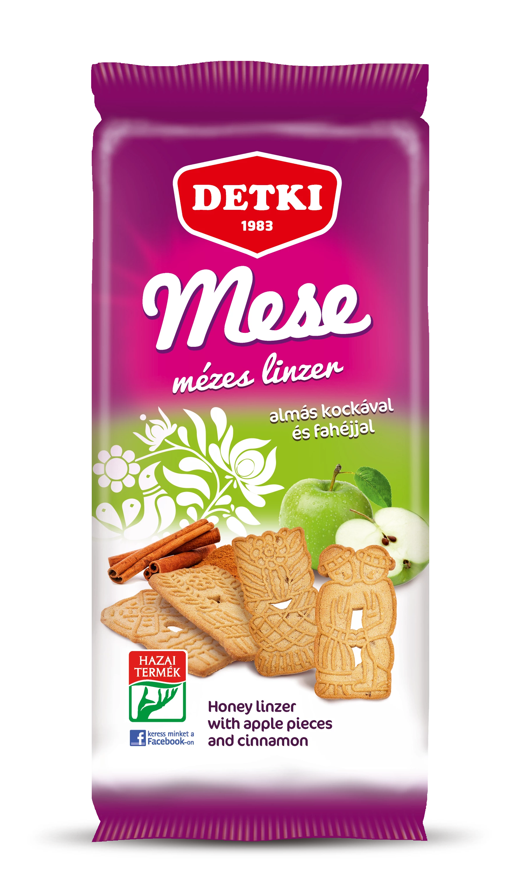 Detki Mese mézes linzer almak.-fahéj 160g
