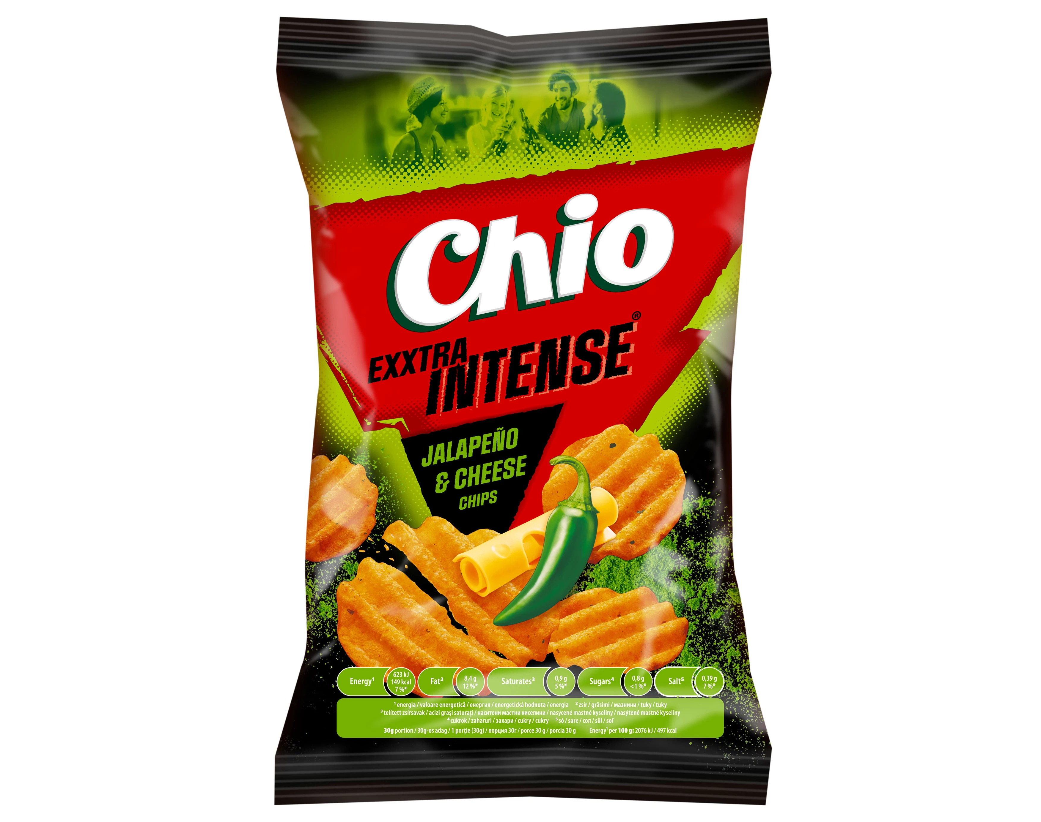Chio Chips 55g Intense jalapeno&chee