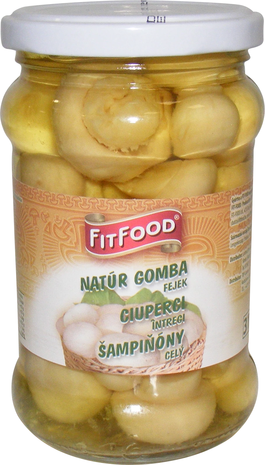 .FitFood Natúr gombafejek 280g/170g