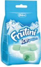 Fruttini ICE Jellies mentol izü töltött zselécukor 90g