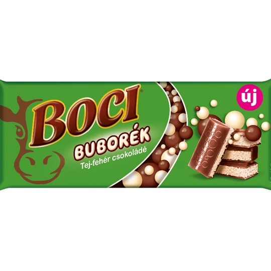 Boci 90g Buborék Tej-Fehér Csoki